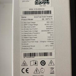 Thông số kỹ thuật của Inverter hòa lưới 10kW SENERGY SE 10KTL-T1