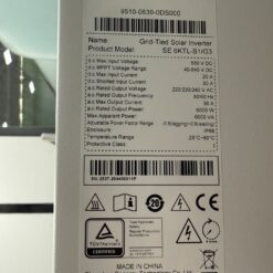 Tem thông số kỹ thuật của inverter hòa lưới bám tải 6kW 1MMPT