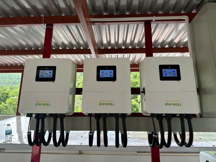 Hệ Hybrid 18kW 1 pha sử dụng 3 con Inverter SE 6K PRO-ảnh 2