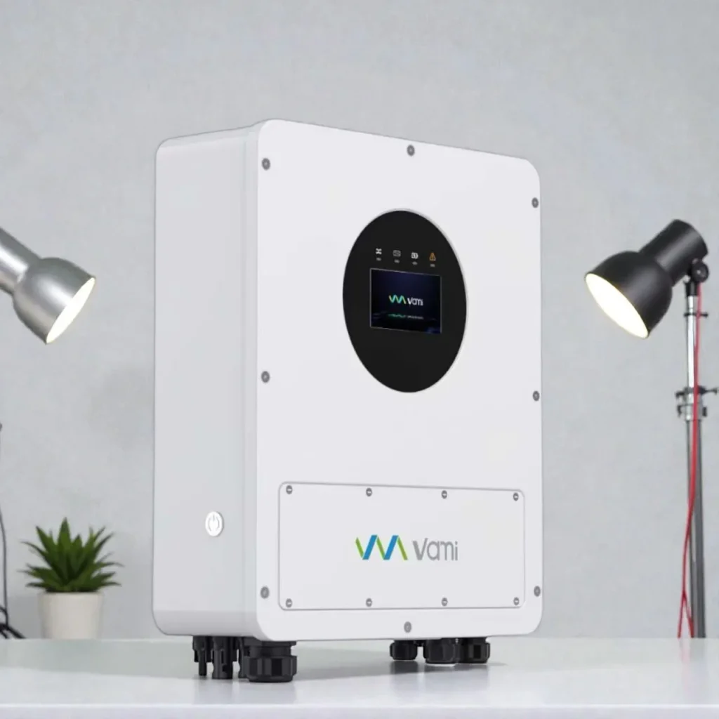 Inverter Hybrid Vami 6.6kW màn hình màu cảm ứng LCD